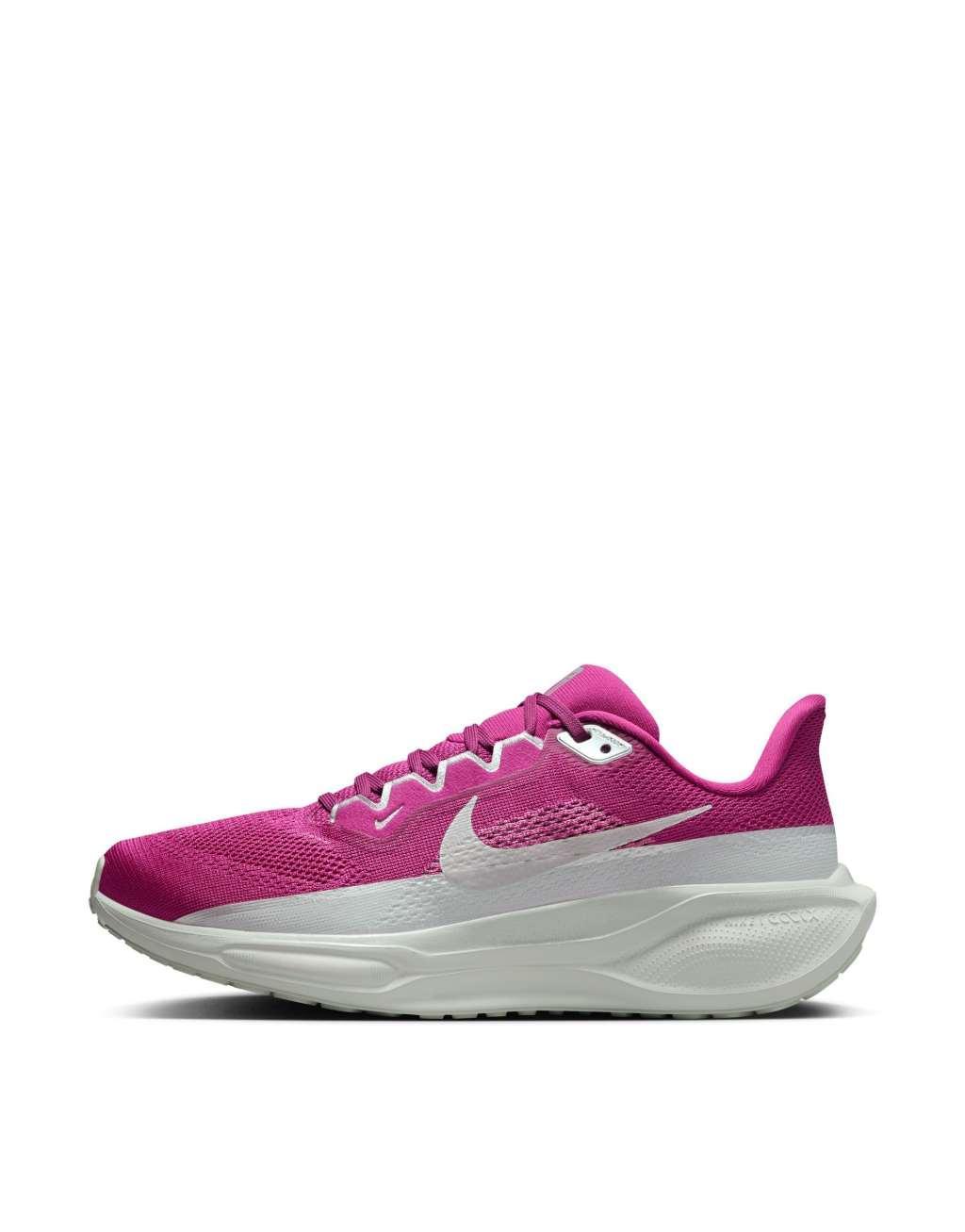 Nike Running Air Zoom Pegasus 41 sneakers in purple and gray Product Image