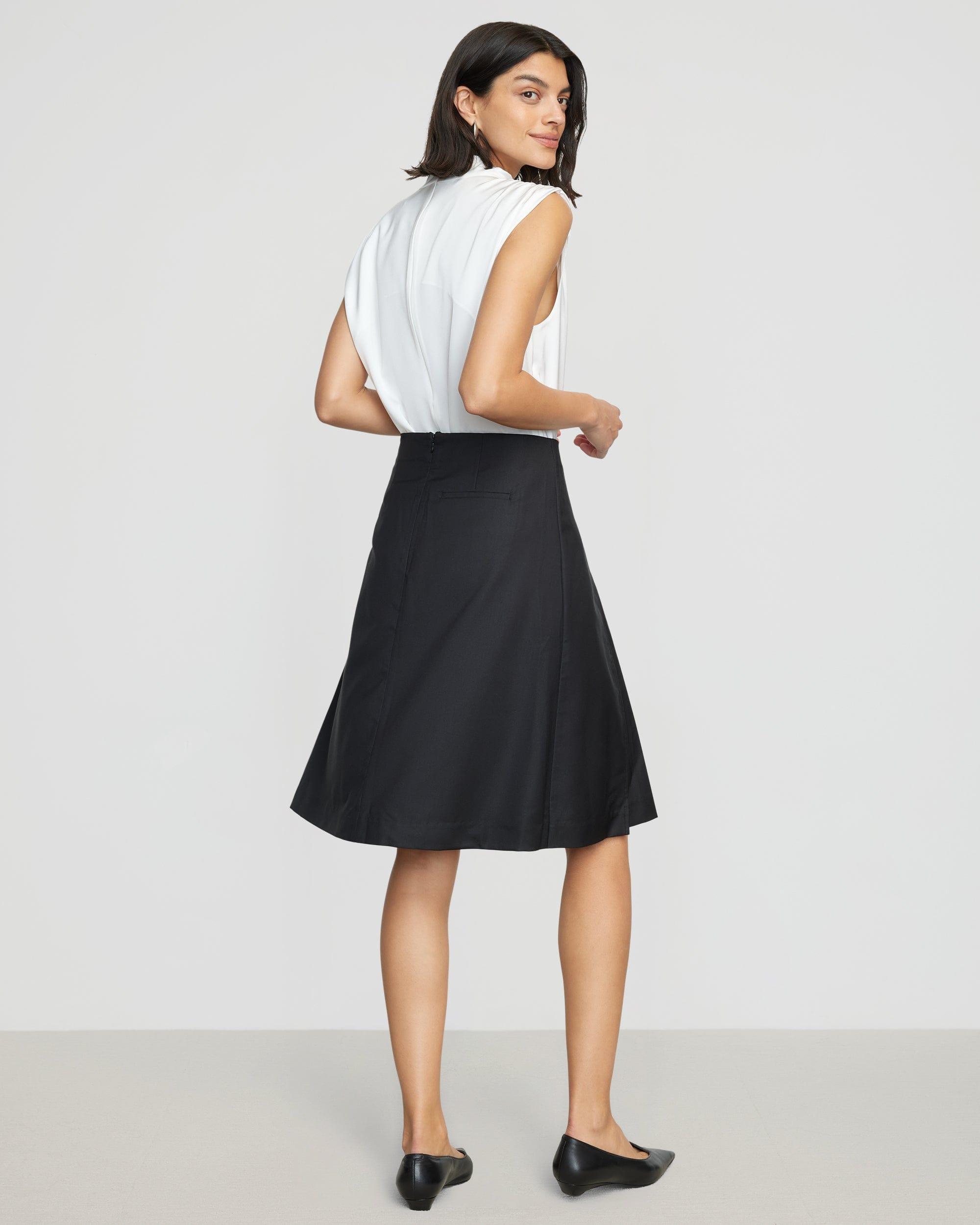 Samira Belted Pleated Skirt Product Image