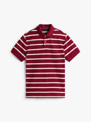 Regular Fit Stripe Wicking Polo Product Image