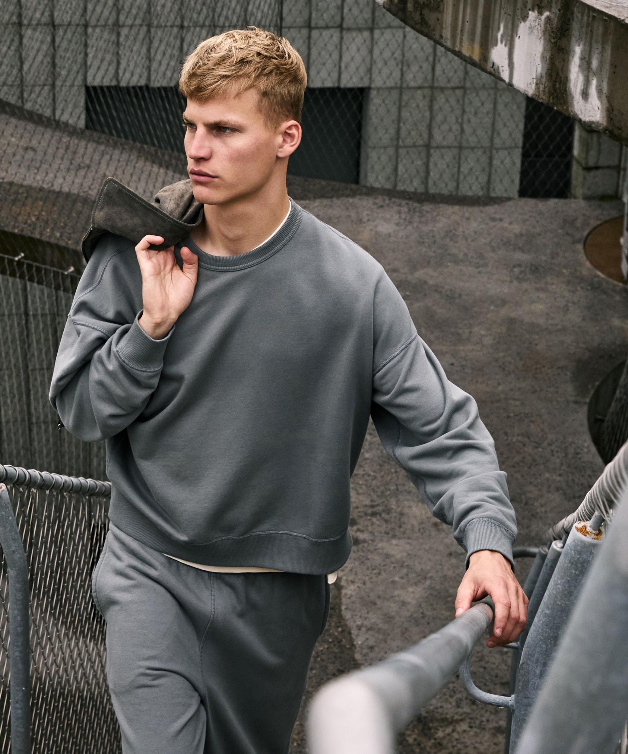 Relaxed Portuguese Terry Crewneck Product Image