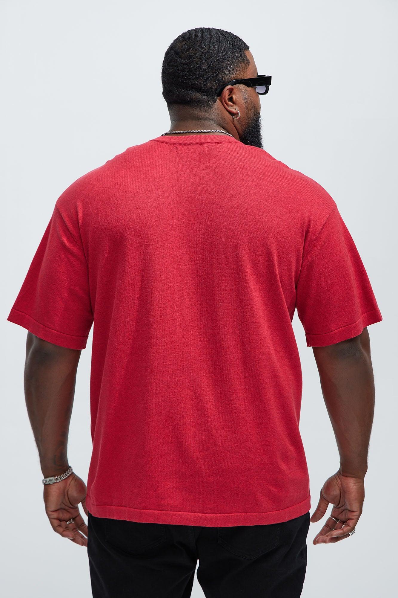 Henshaw Knit Tee - Red Product Image