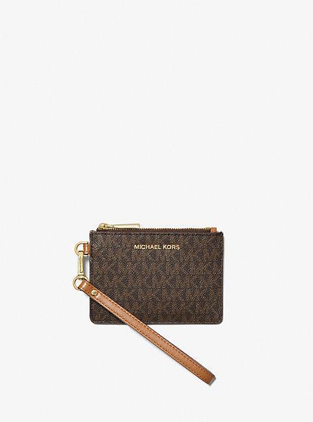 Michael Kors Signature Logo Jet Set Small Coin Purse Wristlet Product Image