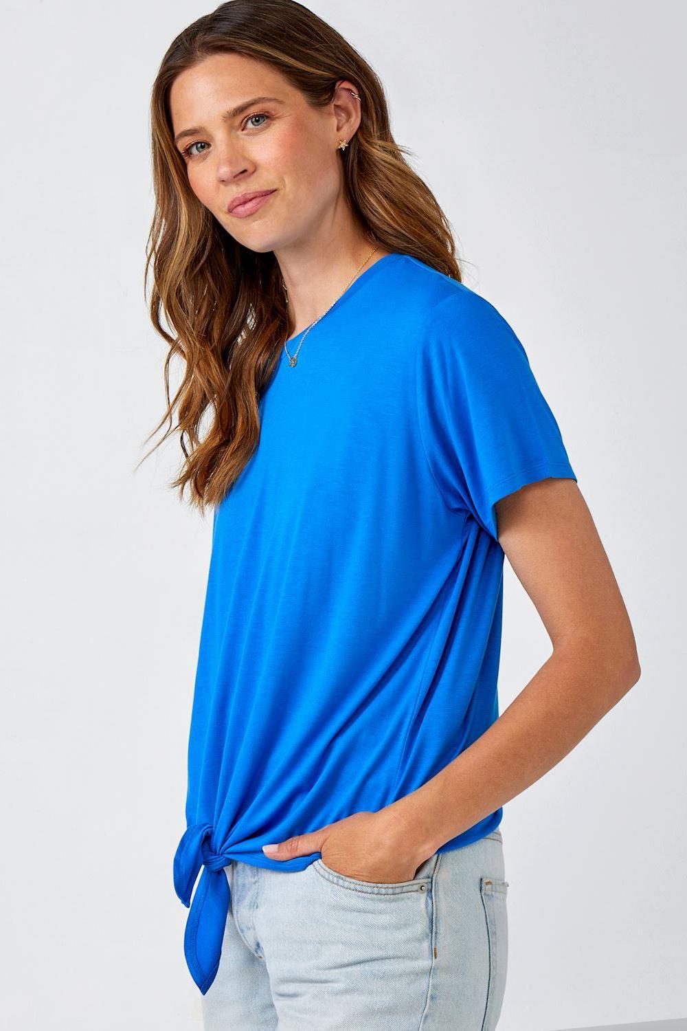 Tie Front Tee Product Image