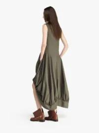 BALLOON HEMLINE DRESS in green | JW Anderson US  Product Image