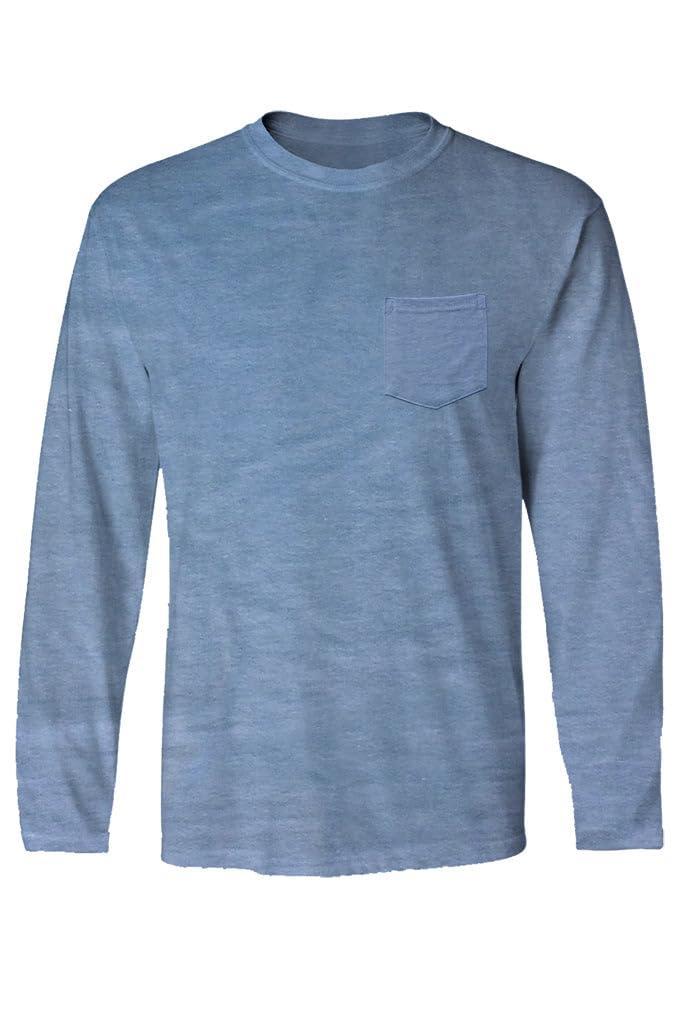 Mojo Sportswear Company The Plain Pocket Crew Men's Long Sleeve Tee Product Image