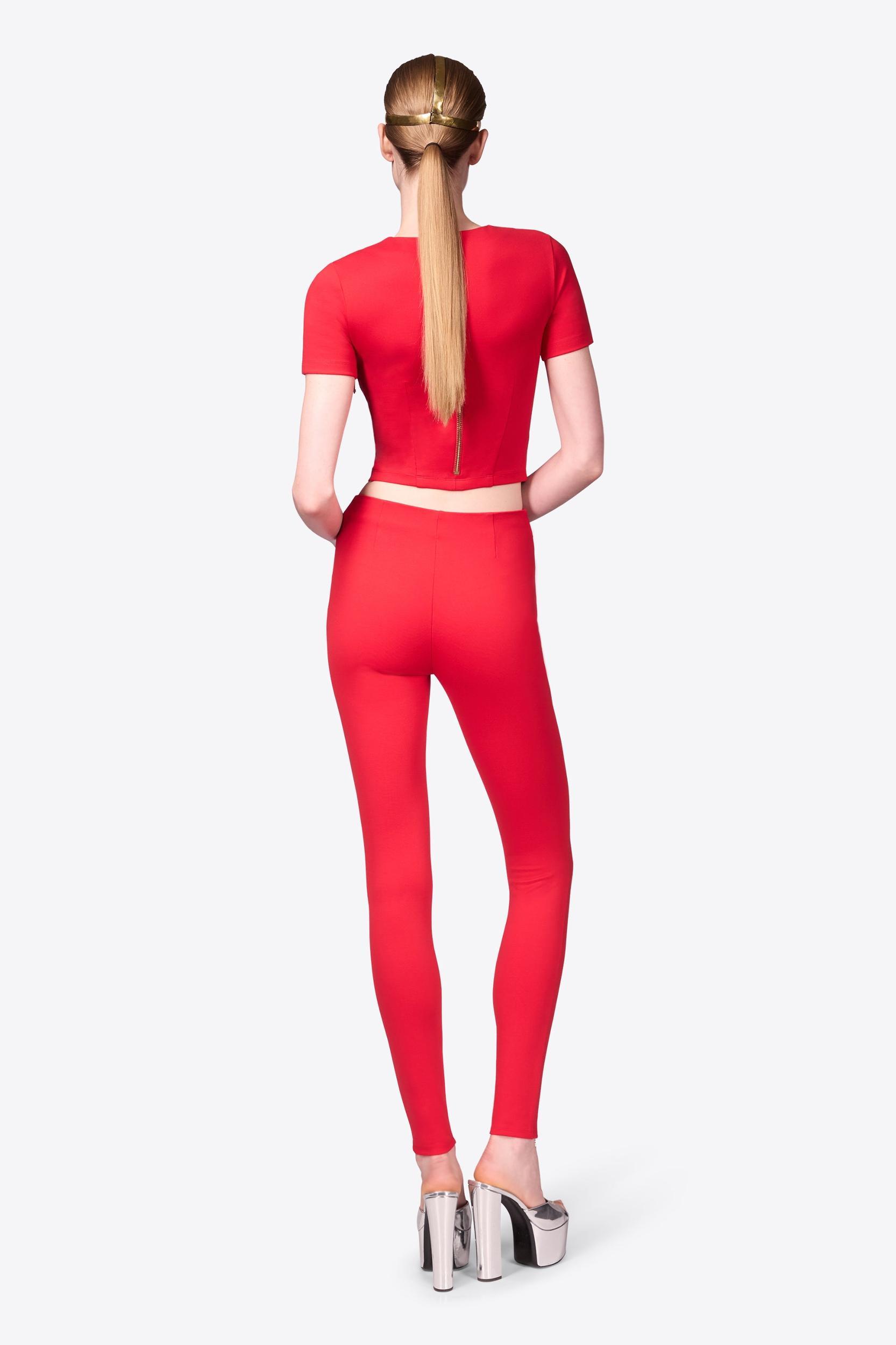 Zipper Bustier Cup T-Shirt Product Image