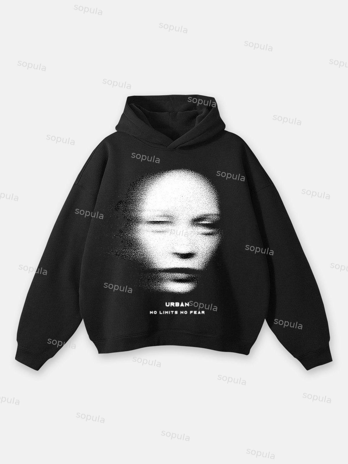 Sopula All We Need Is Love Graphic Print Hoodie Product Image