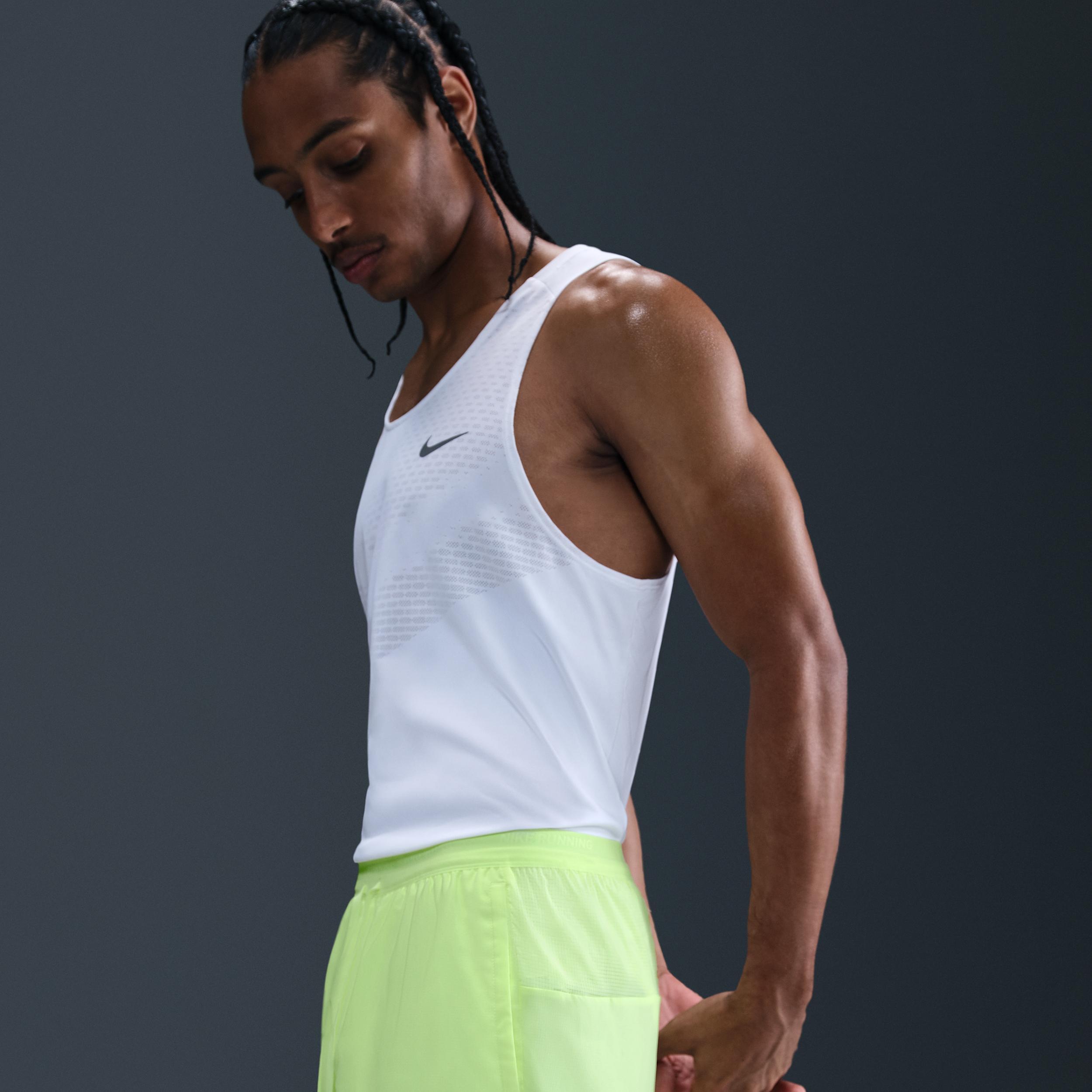 Nike Mens Stride Dri-FIT 5 2-in-1 Running Shorts | FN2992-701 Product Image