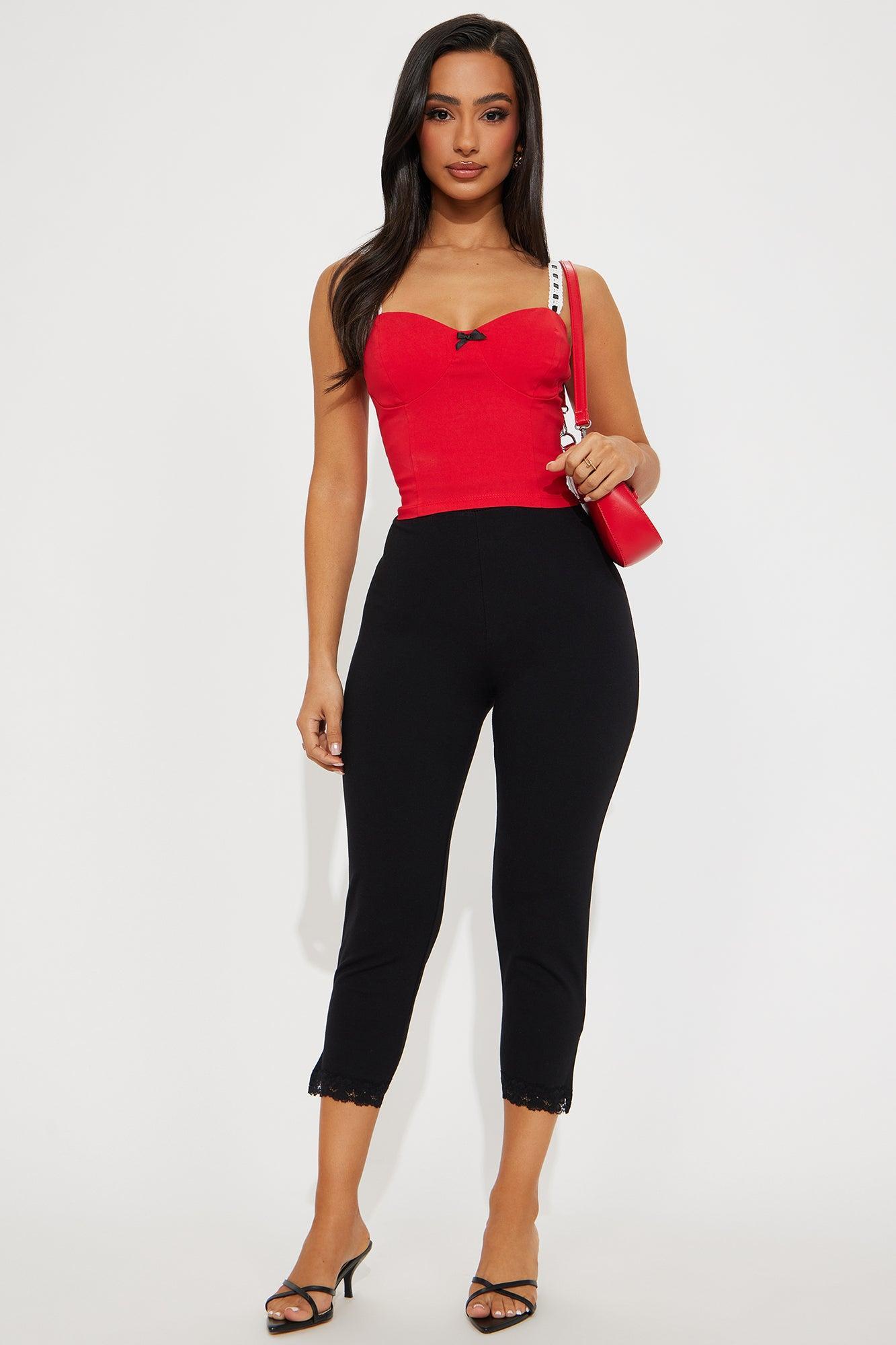 Playful Sweetheart Top - Red Product Image