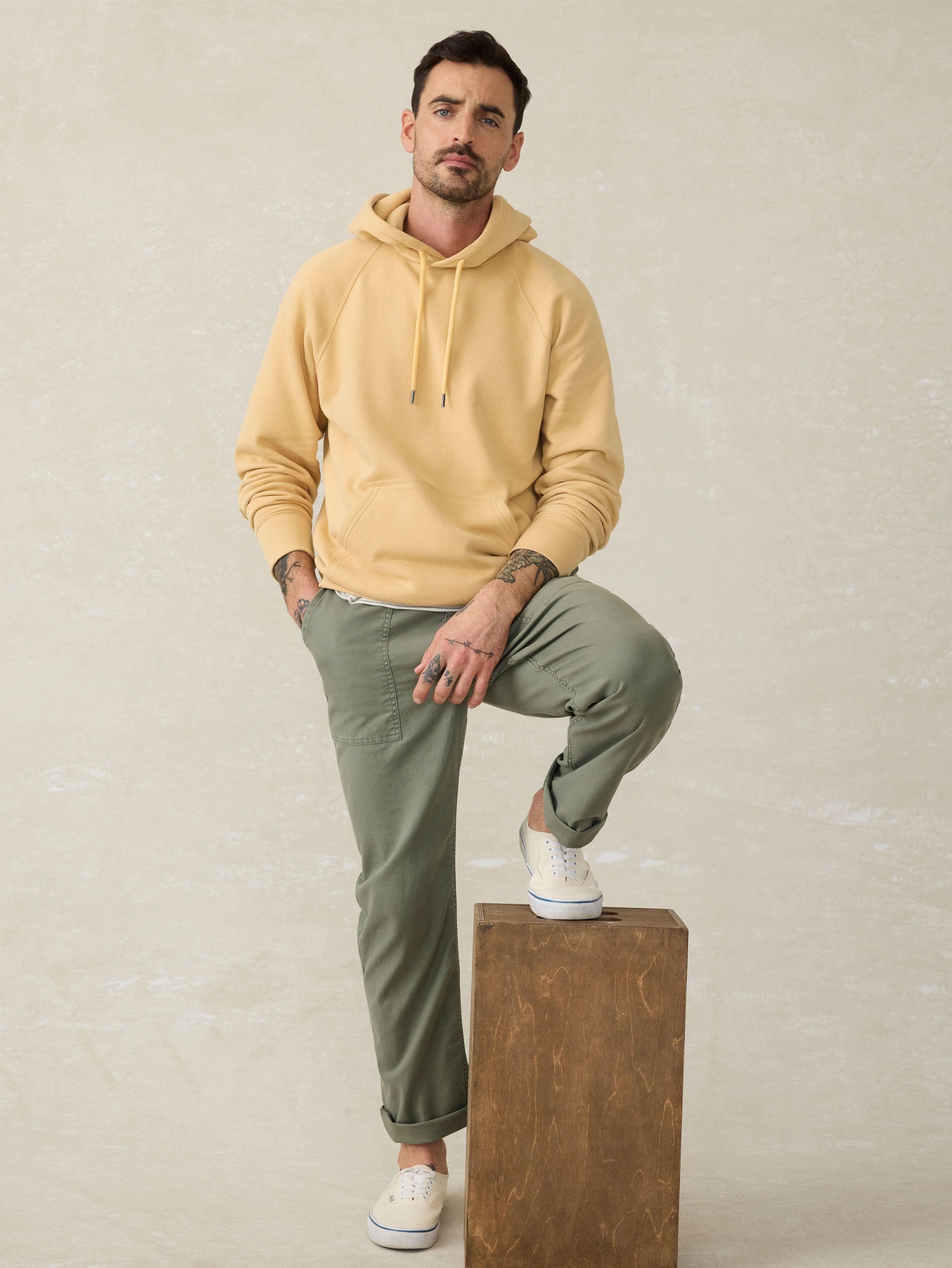 High Standard Fleece Hoodie - Sun Yellow Product Image