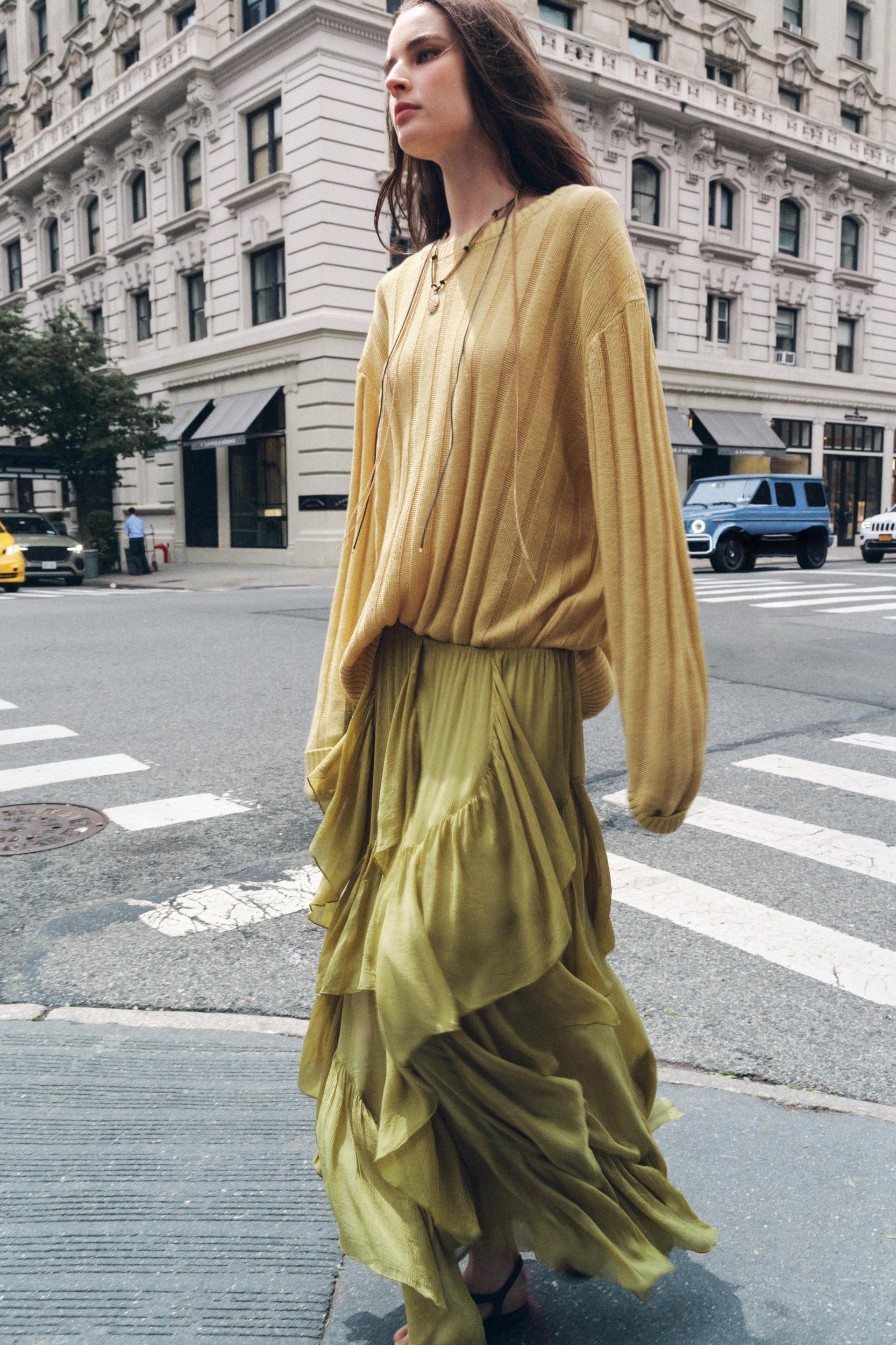 ZW COLLECTION RUFFLED SKIRT Product Image