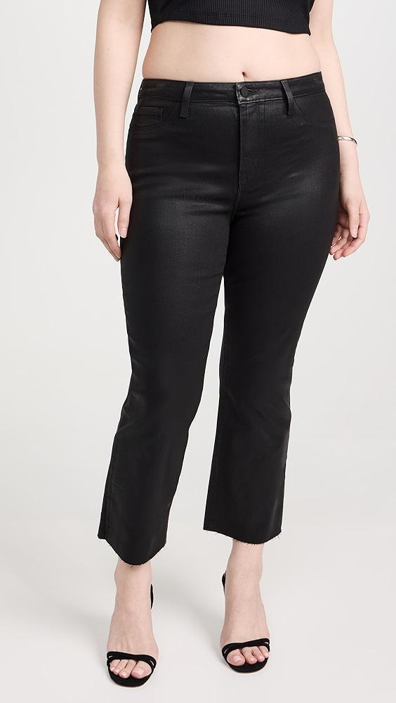 L'AGENCE Kendra High Rise Crop Flare Jeans | Shopbop Product Image