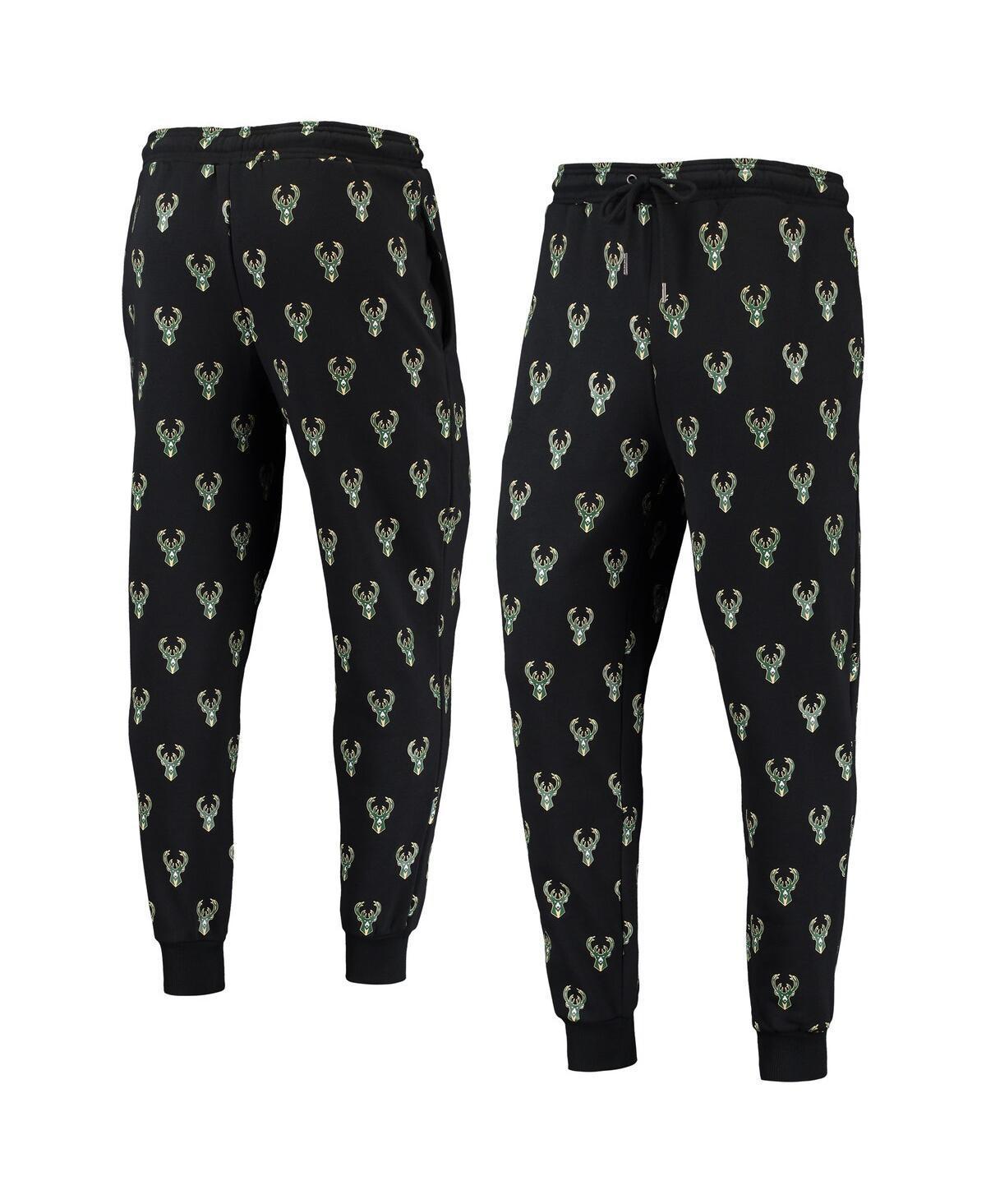 The Wild Collective Milwaukee Bucks Allover Logo Jogger Pants, Womens Product Image