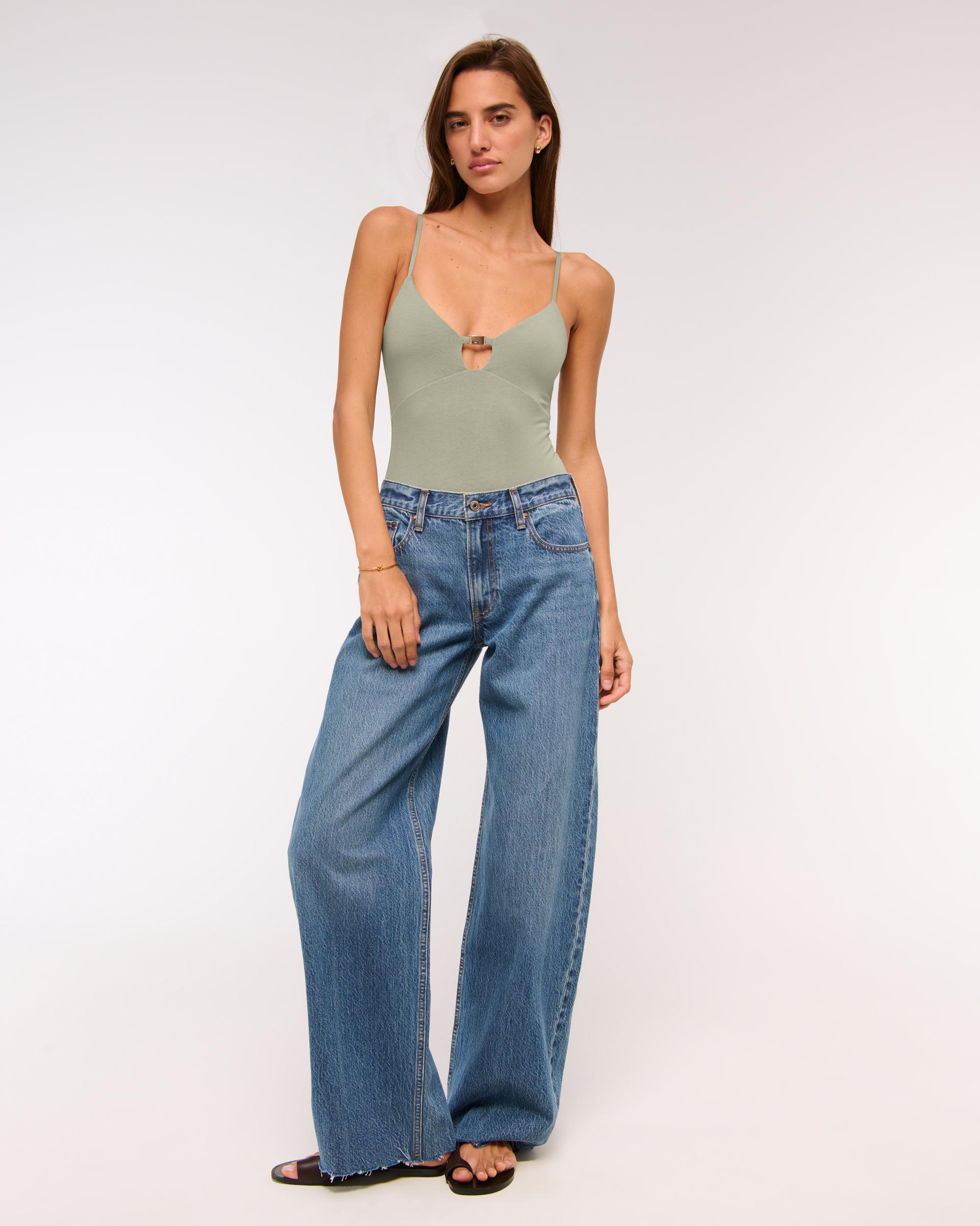 Bra-Free Hardware Cutout Bodysuit Product Image