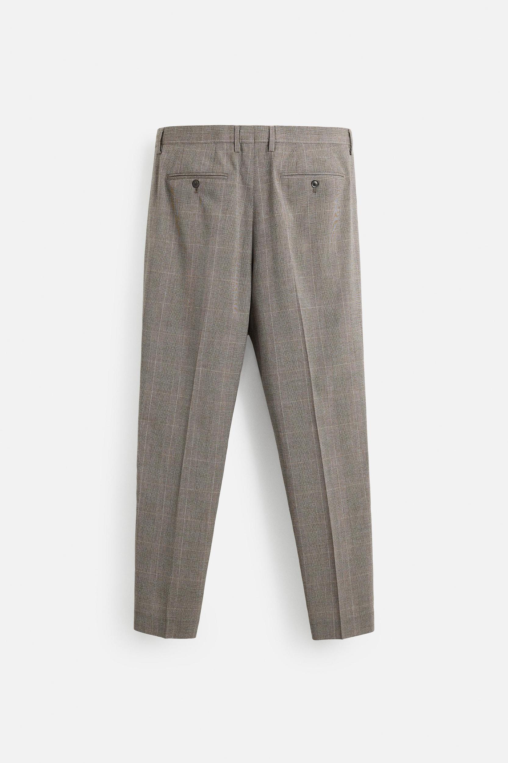 PLAID SUIT PANTS Product Image