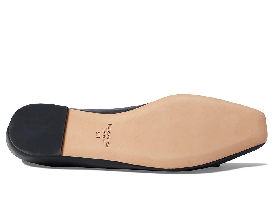 Womens Bowdie Leather Ballet Flats Product Image