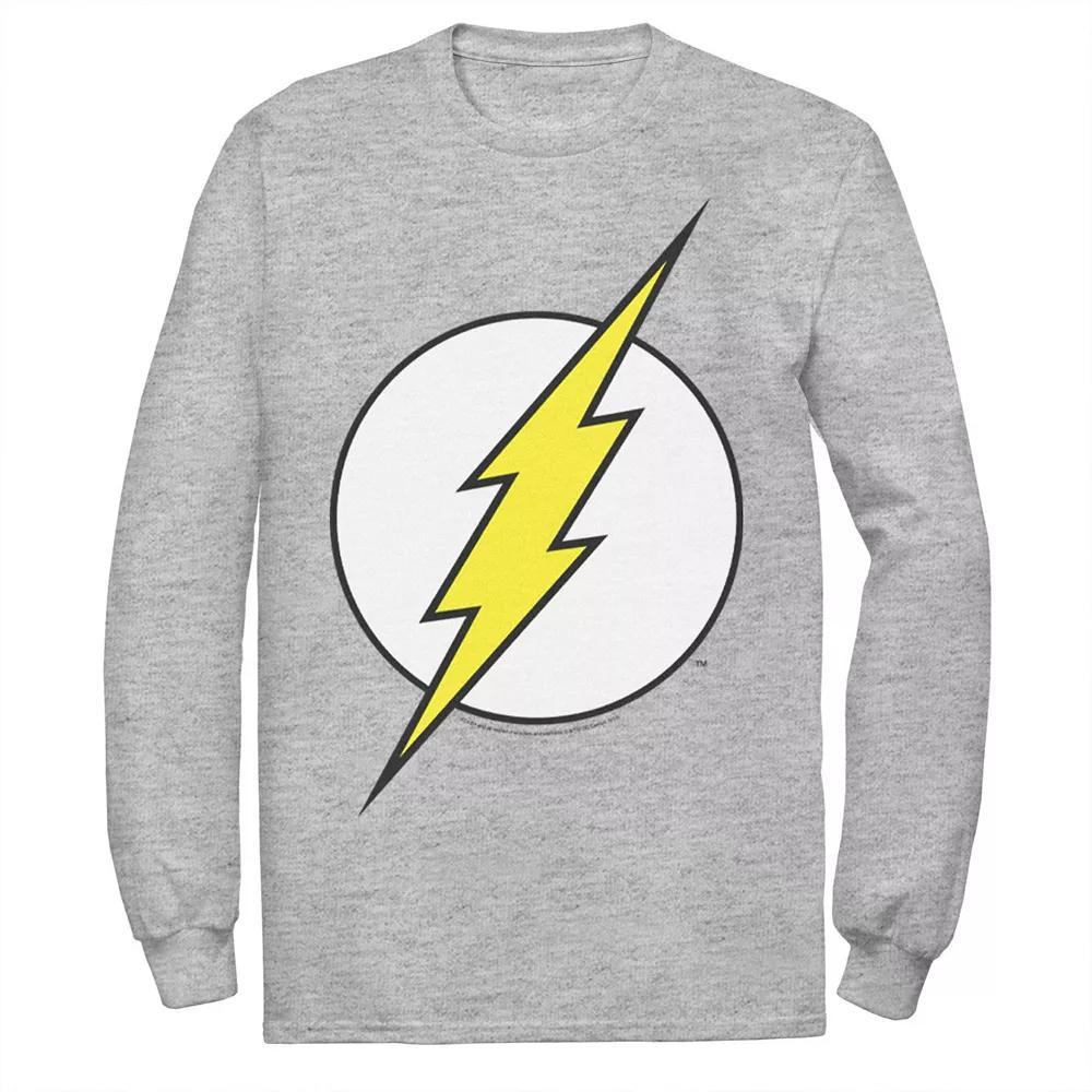 Men's DC Comics The Flash Classic Logo Long Sleeve Tee,  Product Image