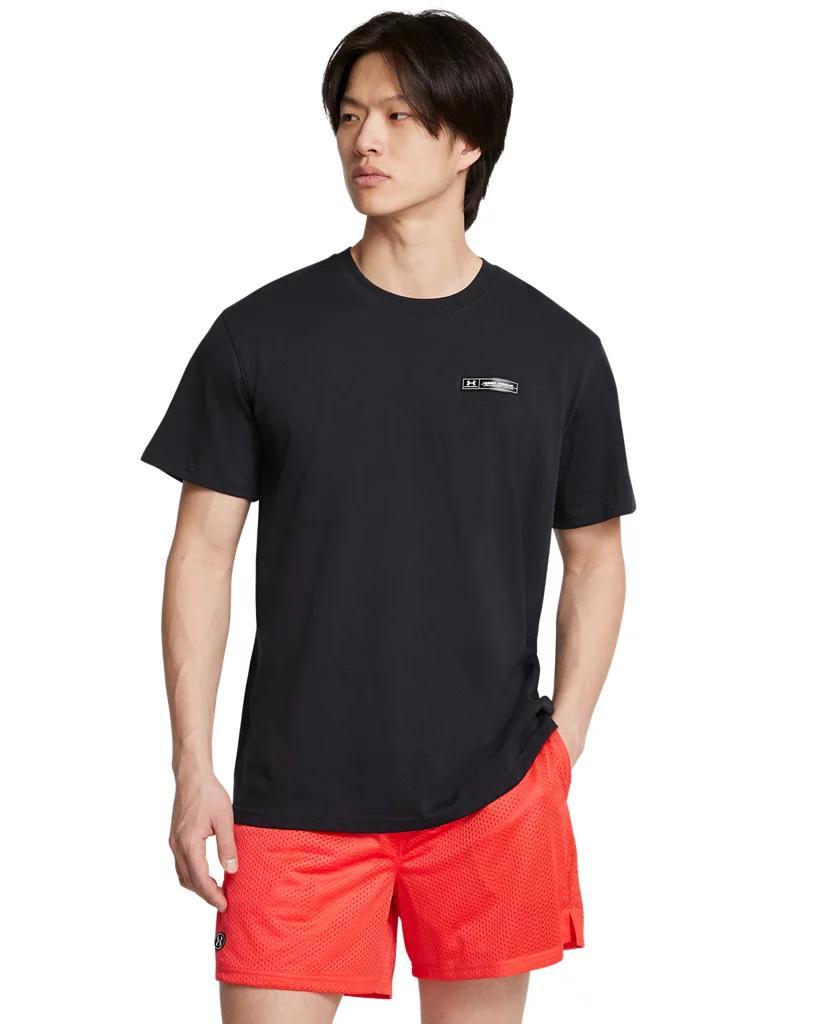 Mens UA Heavyweight Armour Label Short Sleeve Product Image