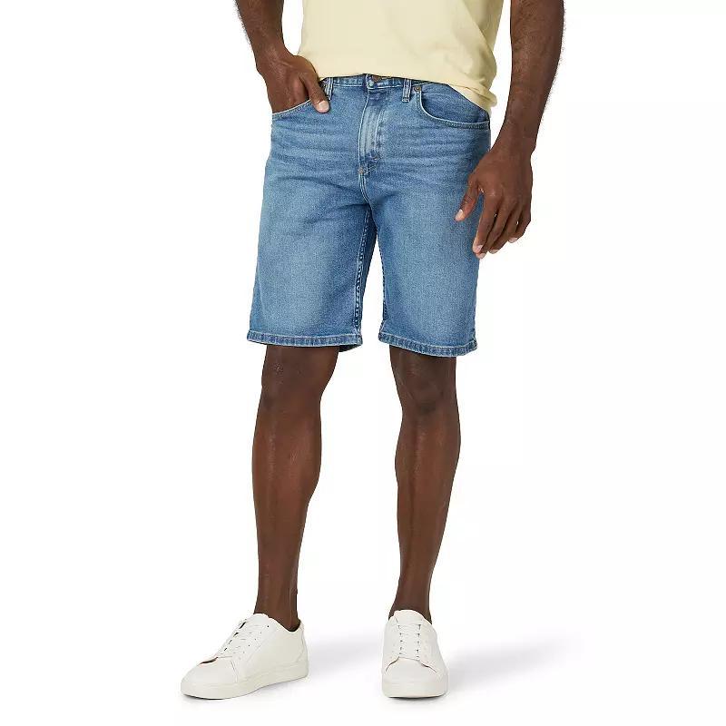 Mens Wrangler 10.5 Regular-Fit Jean Shorts Vintage Blue Product Image