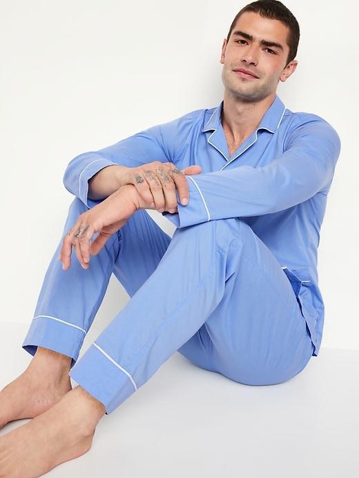 Classic Poplin Pajama Set Product Image