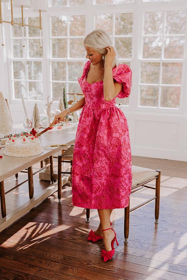 Enchanted Evenings Jacquard Midi Product Image