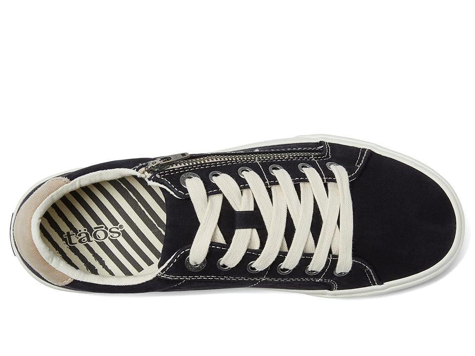 Taos Footwear Z-Soul Canvas Oxford Zip Detail Sneakers Product Image