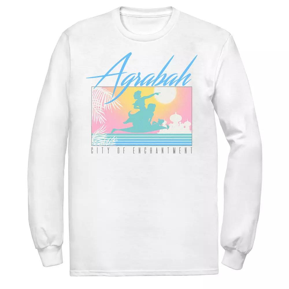 Men's Disney's Aladdin Agrabah City Of Enchantment Tee, Size: XXL, White Product Image