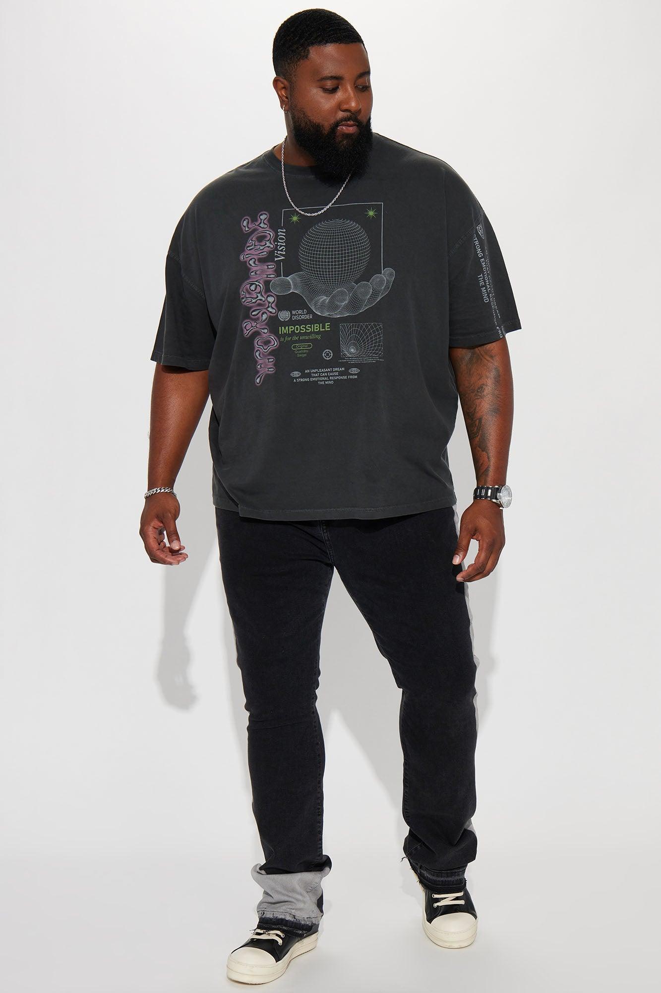 Worldwide Oversized Short Sleeve Tee - Black Product Image