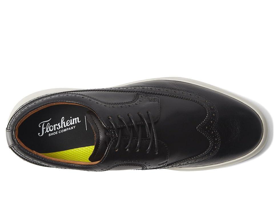 Florsheim Premier Wing Tip Lace-Up Sneaker Smooth/White Sole) Men's Shoes Product Image