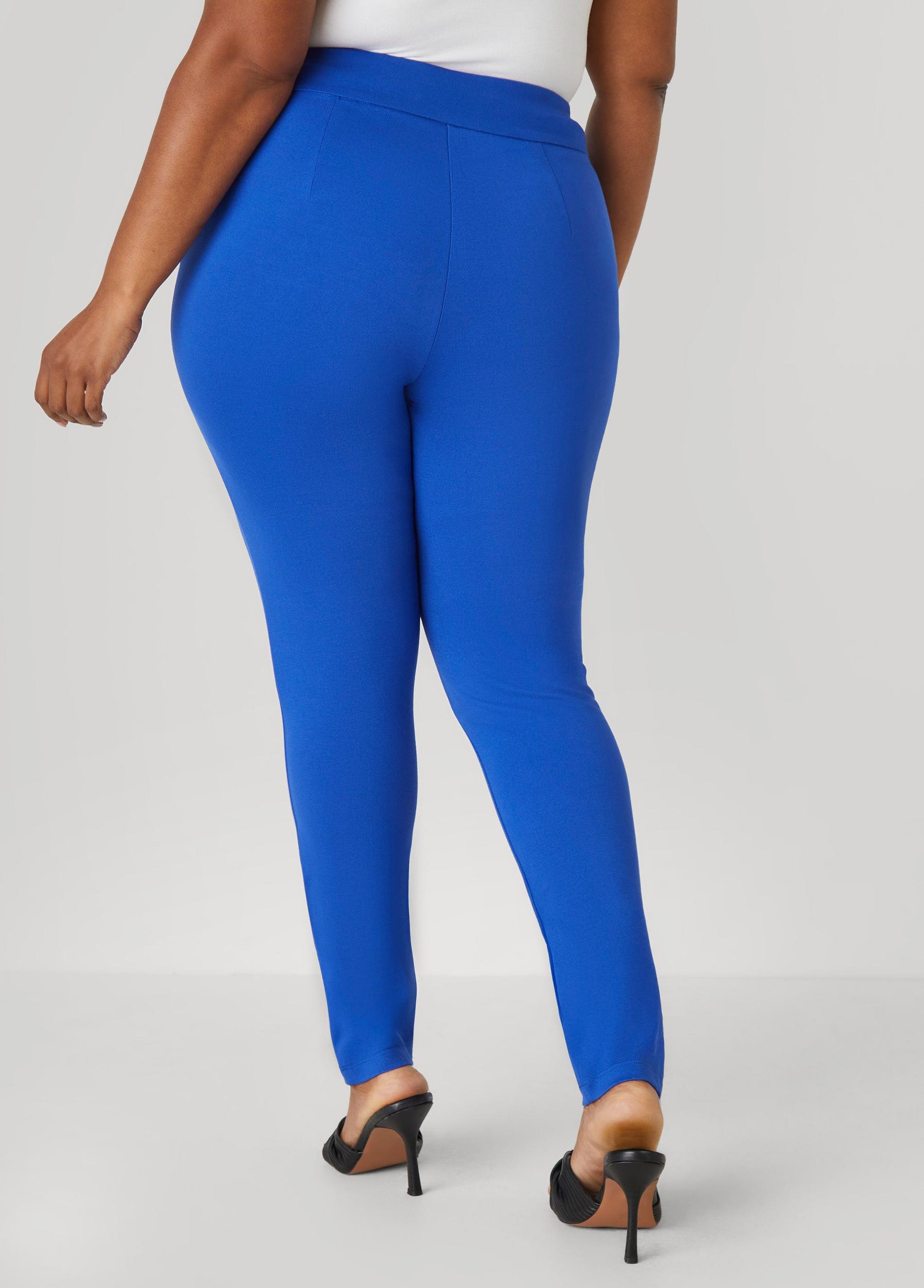 Plus Size High Waist Ponte Pull On Leggings Ashley Stewart Product Image