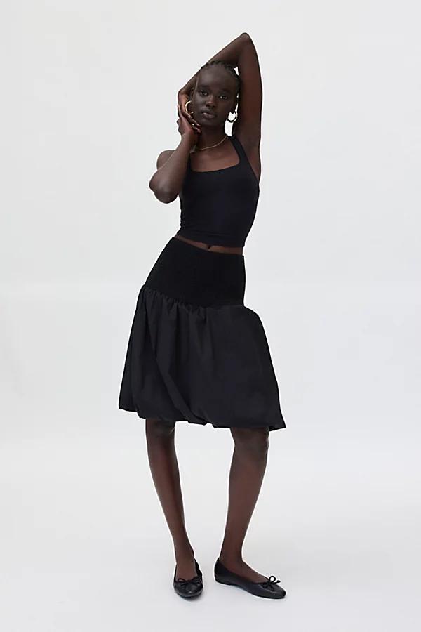 Urban Renewal Remnants Bubble Hem Convertible Midi Skirt Womens at Urban Outfitters Product Image