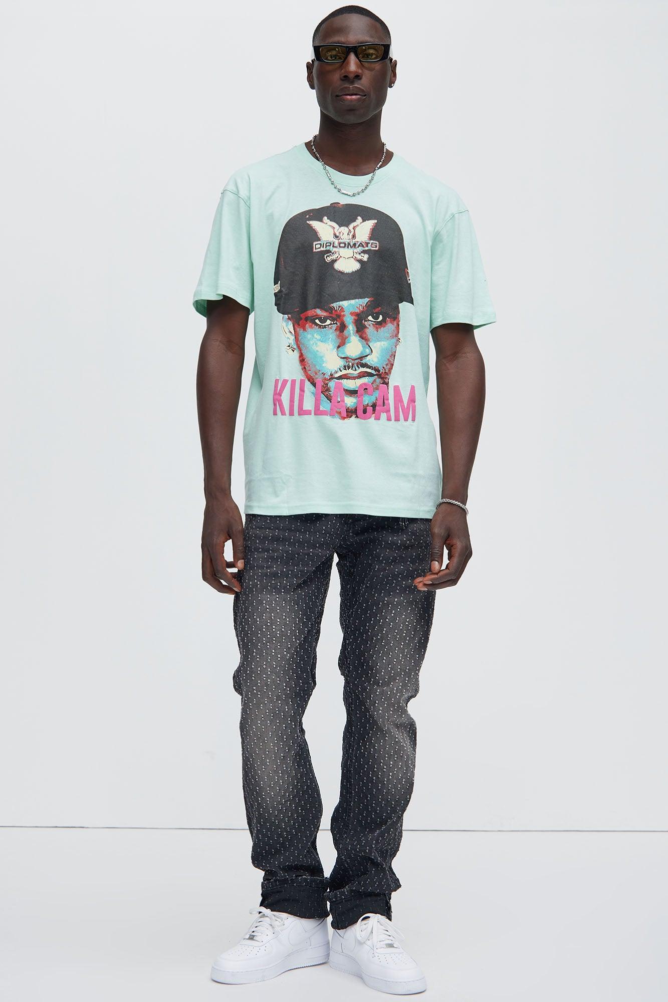 Dipset Cam'ron Short Sleeve Tee - Teal Product Image