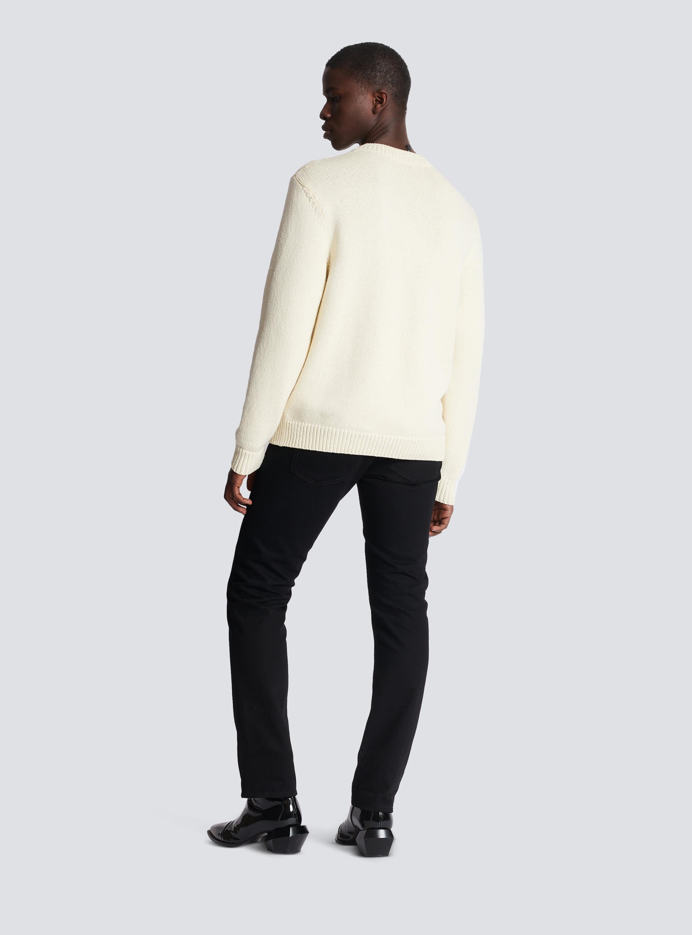 Balmain merino knit jumper Product Image