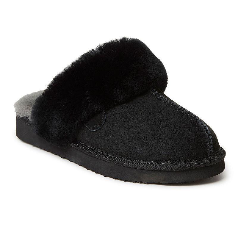 Fireside by Dearfoams Sydney Scuff Women's Slippers, Size: 6, Brown Product Image