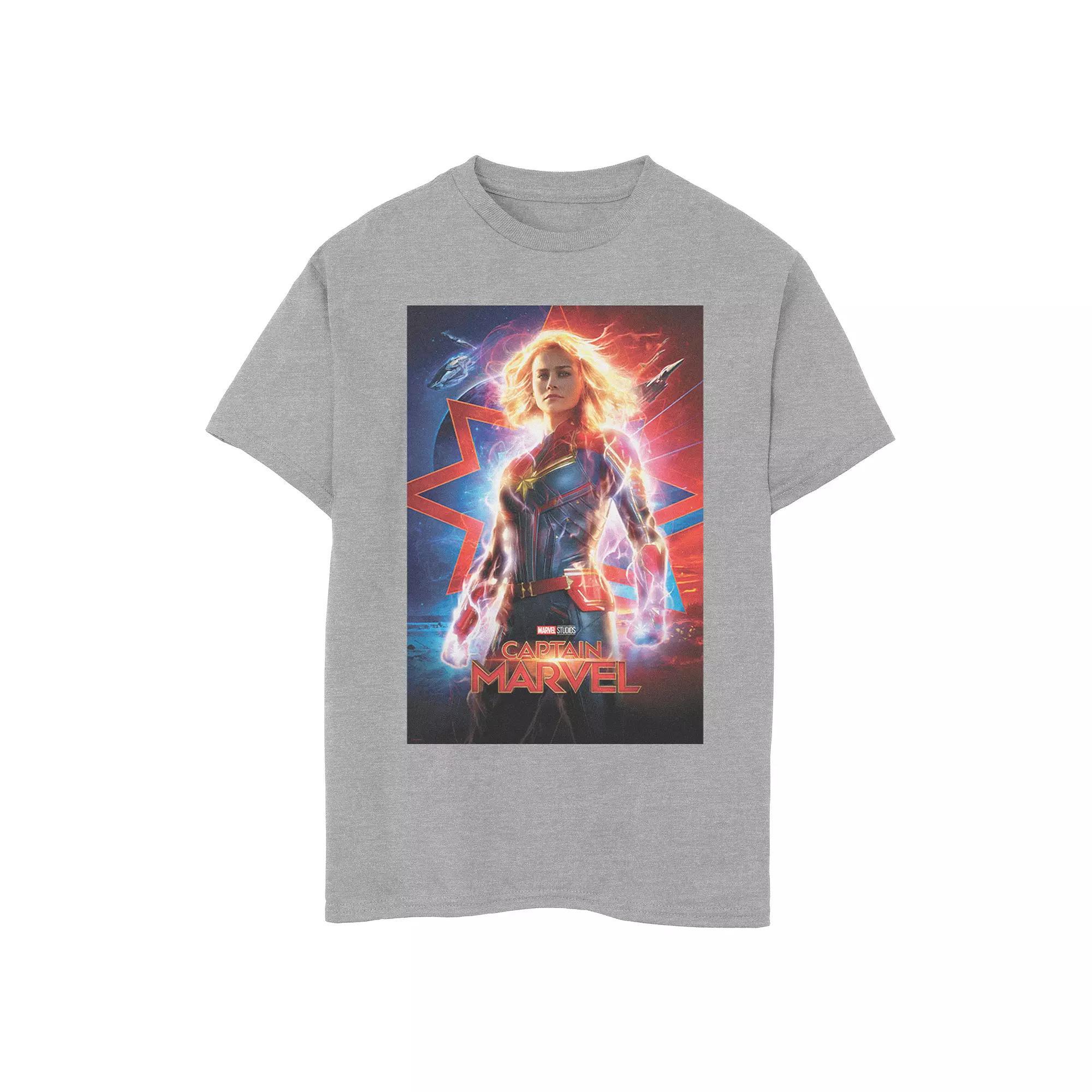 Boys 6-20 Captain Marvel Poster Graphic Tee, Boy's,  Product Image