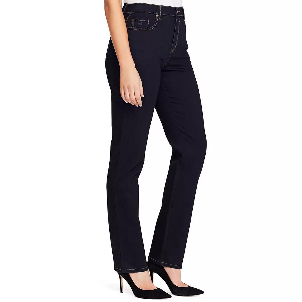 Women's Gloria Vanderbilt Amanda Classic Jeans, Size: 6 T/Large, Rinse Noir Product Image