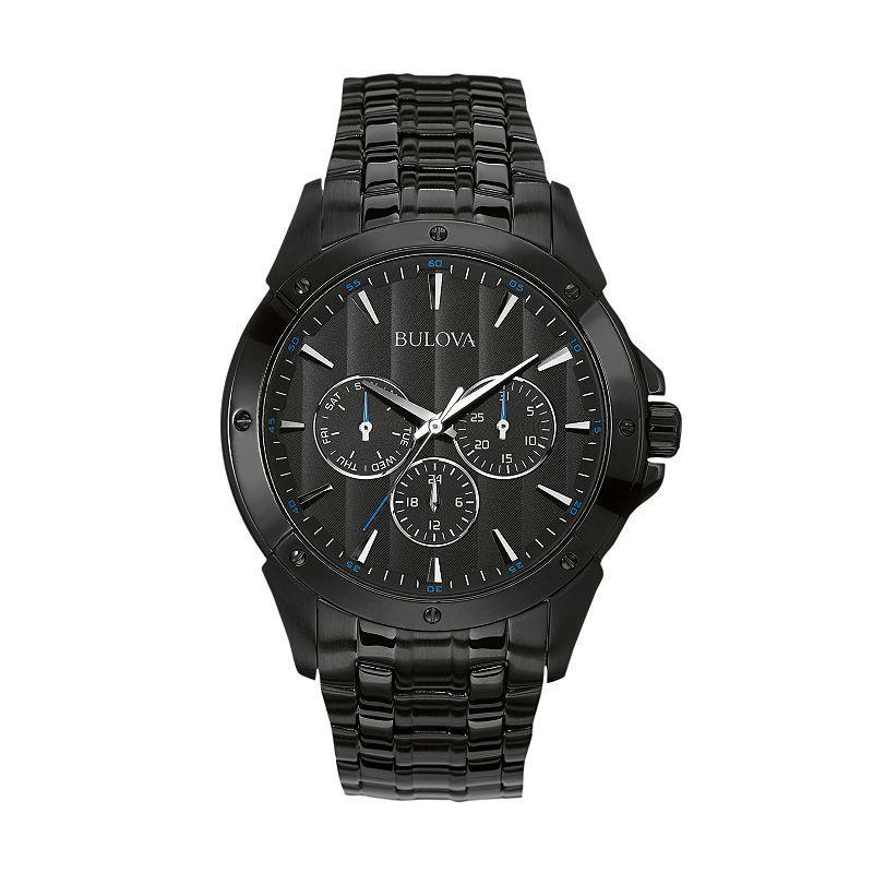 Bulova Mens Stainless Steel Watch - 98C121, Black Product Image