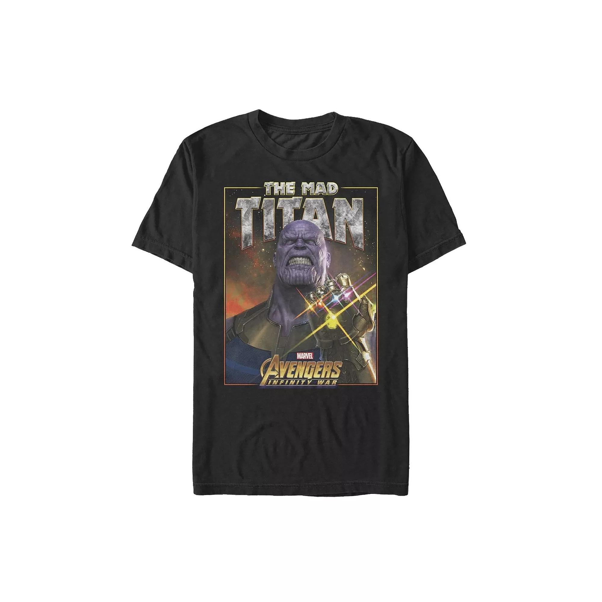 Men's Marvel Avengers Infinity War Thanos Titan Graphic Tee,  Product Image