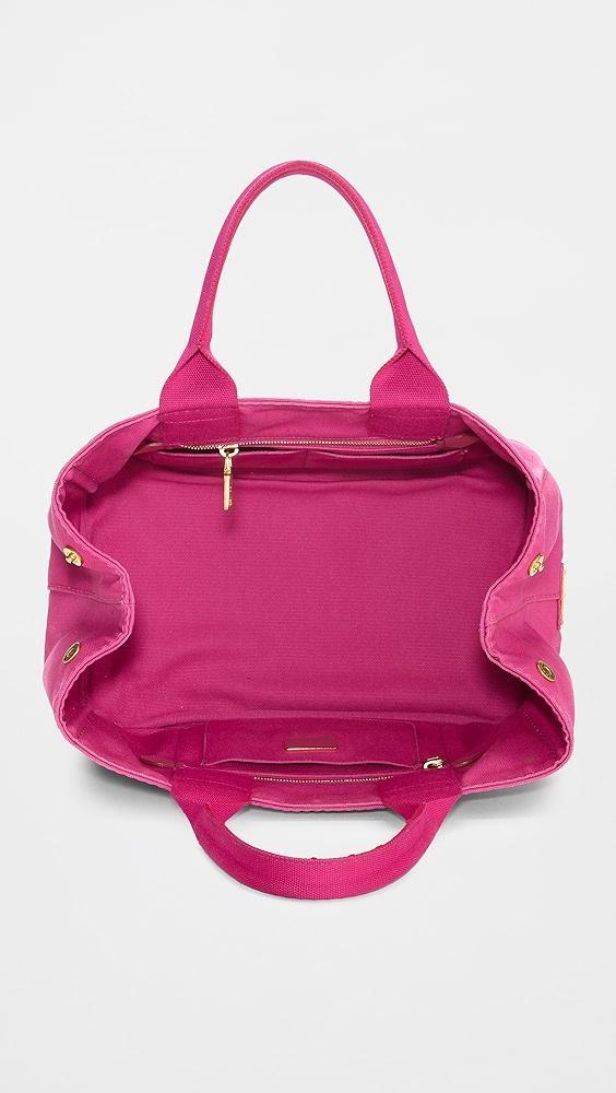 What Goes Around Comes Around Prada Pink Canvas Canapa Logo Tote | Shopbop Product Image