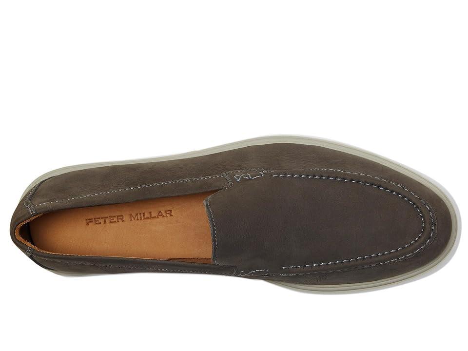 Peter Millar Excursionist Nubuck Venetian Loafer (Smoke) Men's Lace Up Wing Tip Shoes Product Image