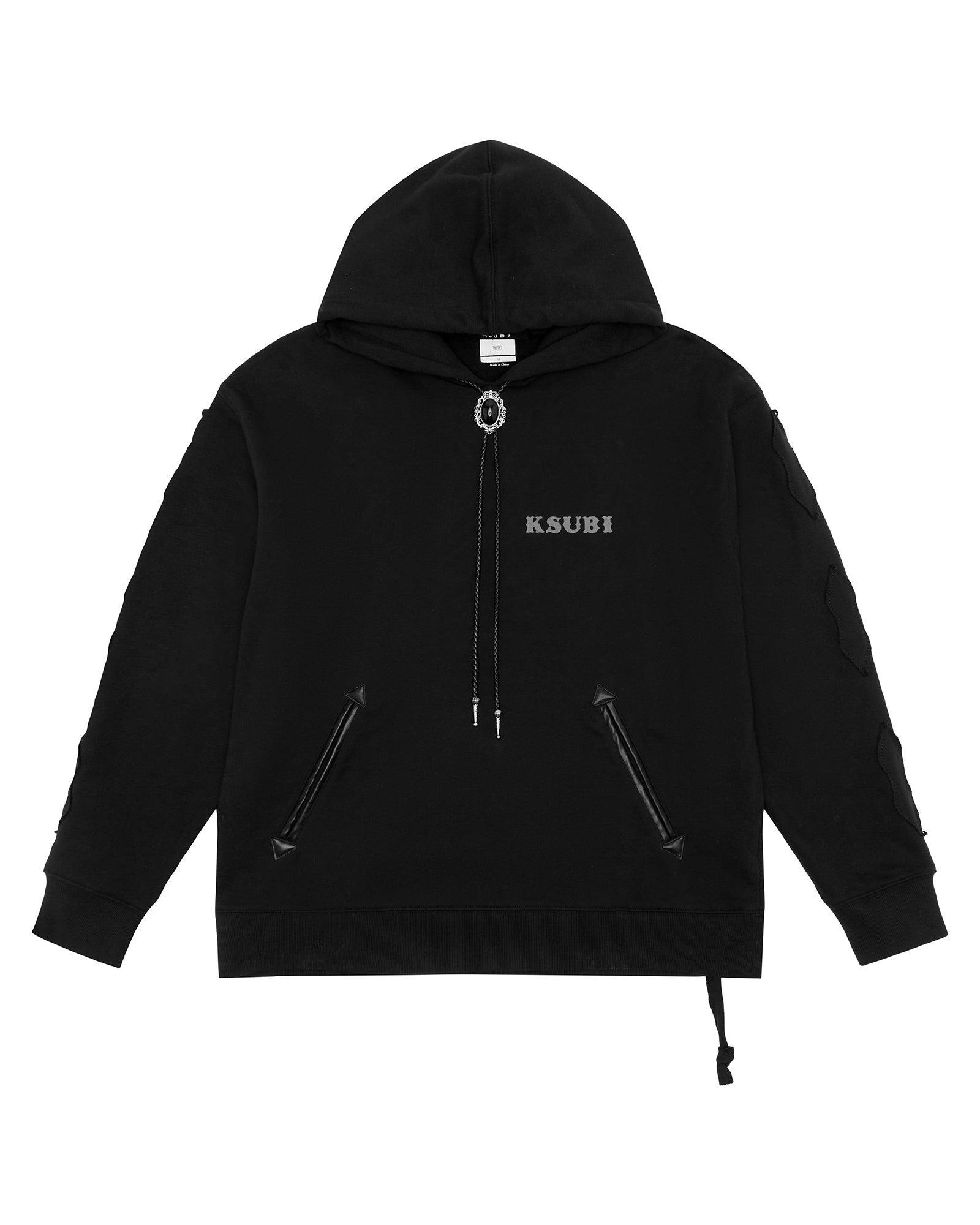 WEST BIGGIE HOODIE JET BLACK Male Product Image