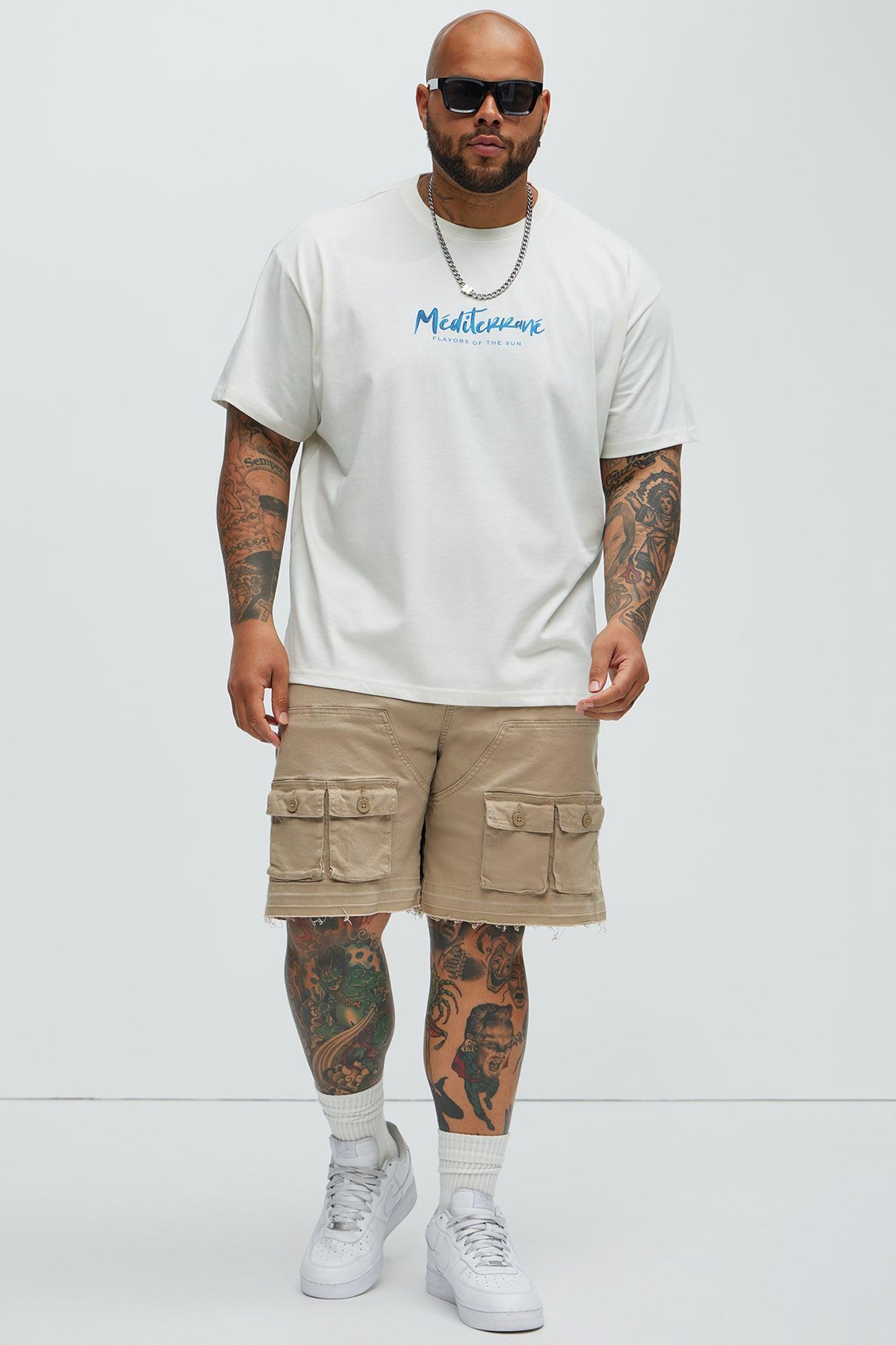 Mediterrane Short Sleeve Tee - Cream Product Image
