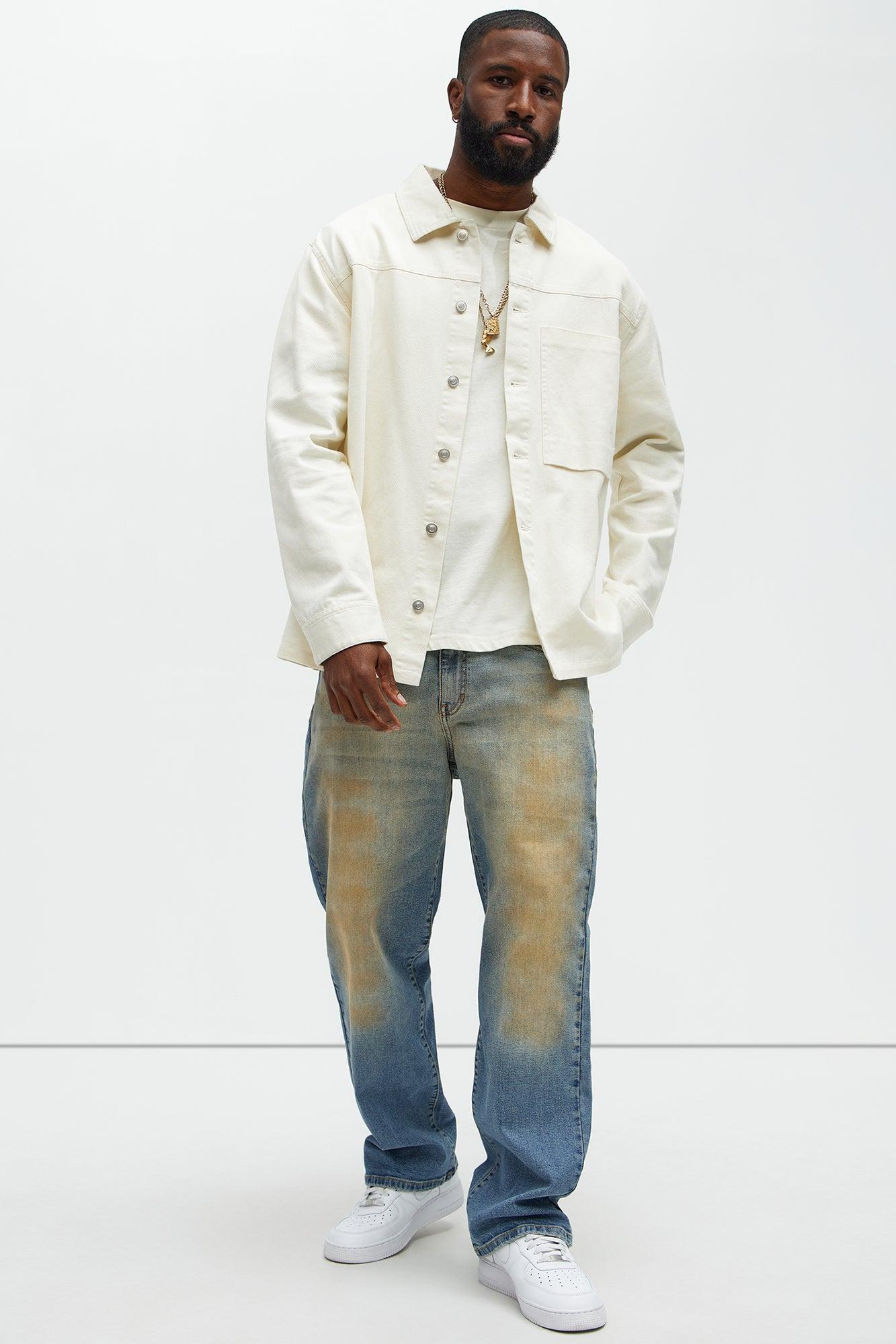 Derek Straight Jeans - Vintage Blue Wash Product Image