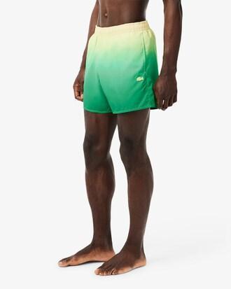 Short Ombré Print Swim Trunks Product Image