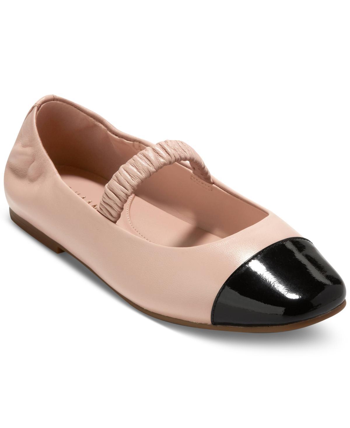 Cole Haan Womens Yvette Mary Jane Ballet Flats - Beige Size 8 Product Image