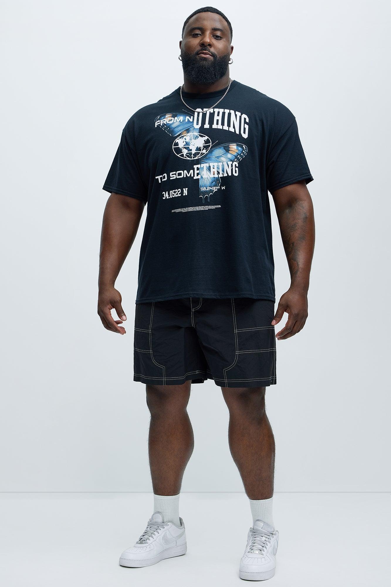 From Nothing To Something Short Sleeve Tee - Black Product Image