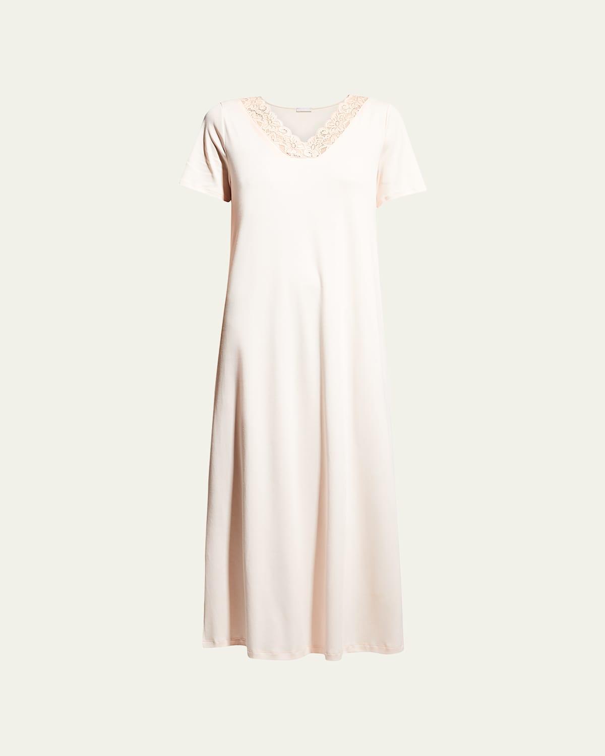 Moments Short-Sleeve Long Nightgown Product Image