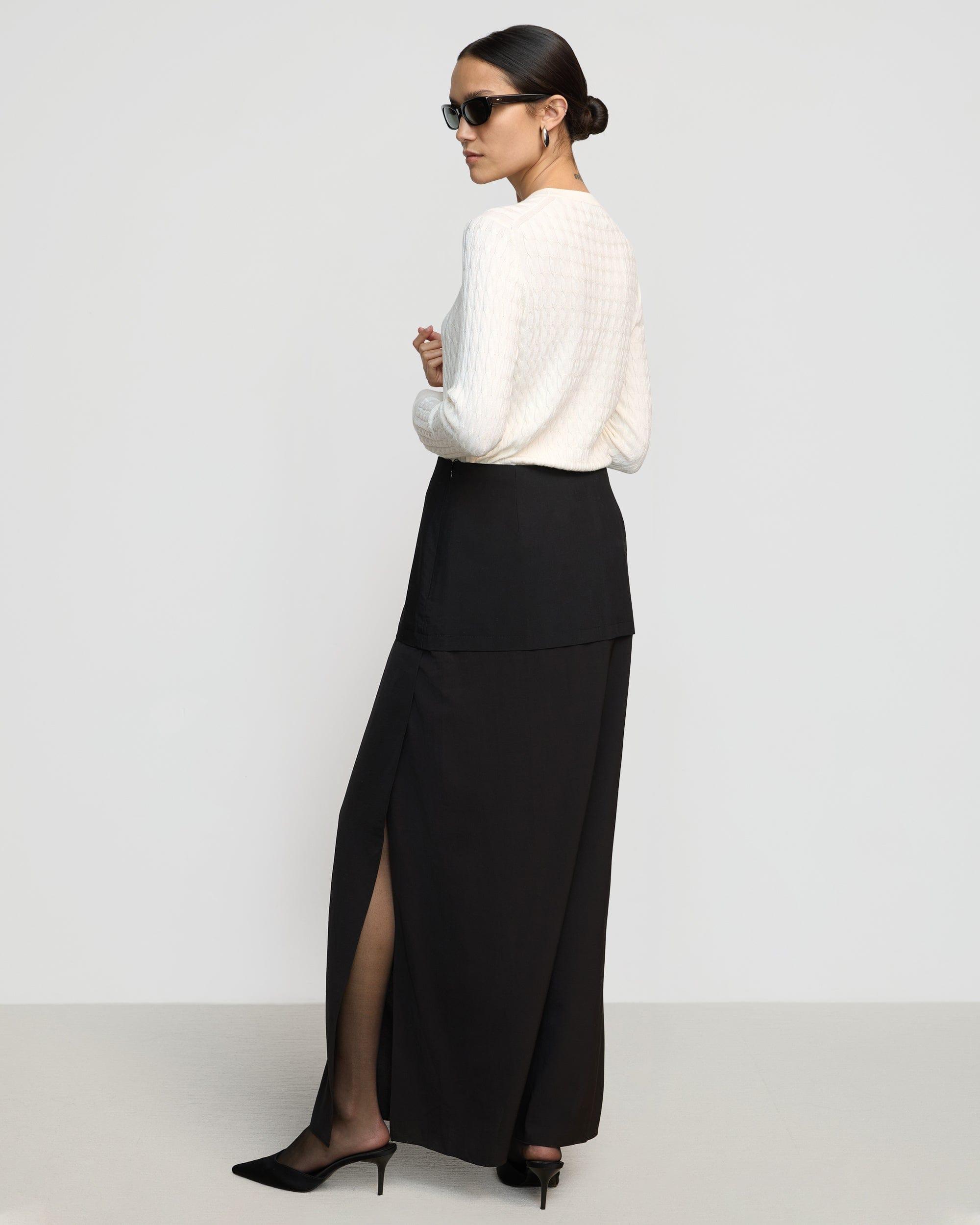 Augusta Tiered Maxi Skirt Product Image
