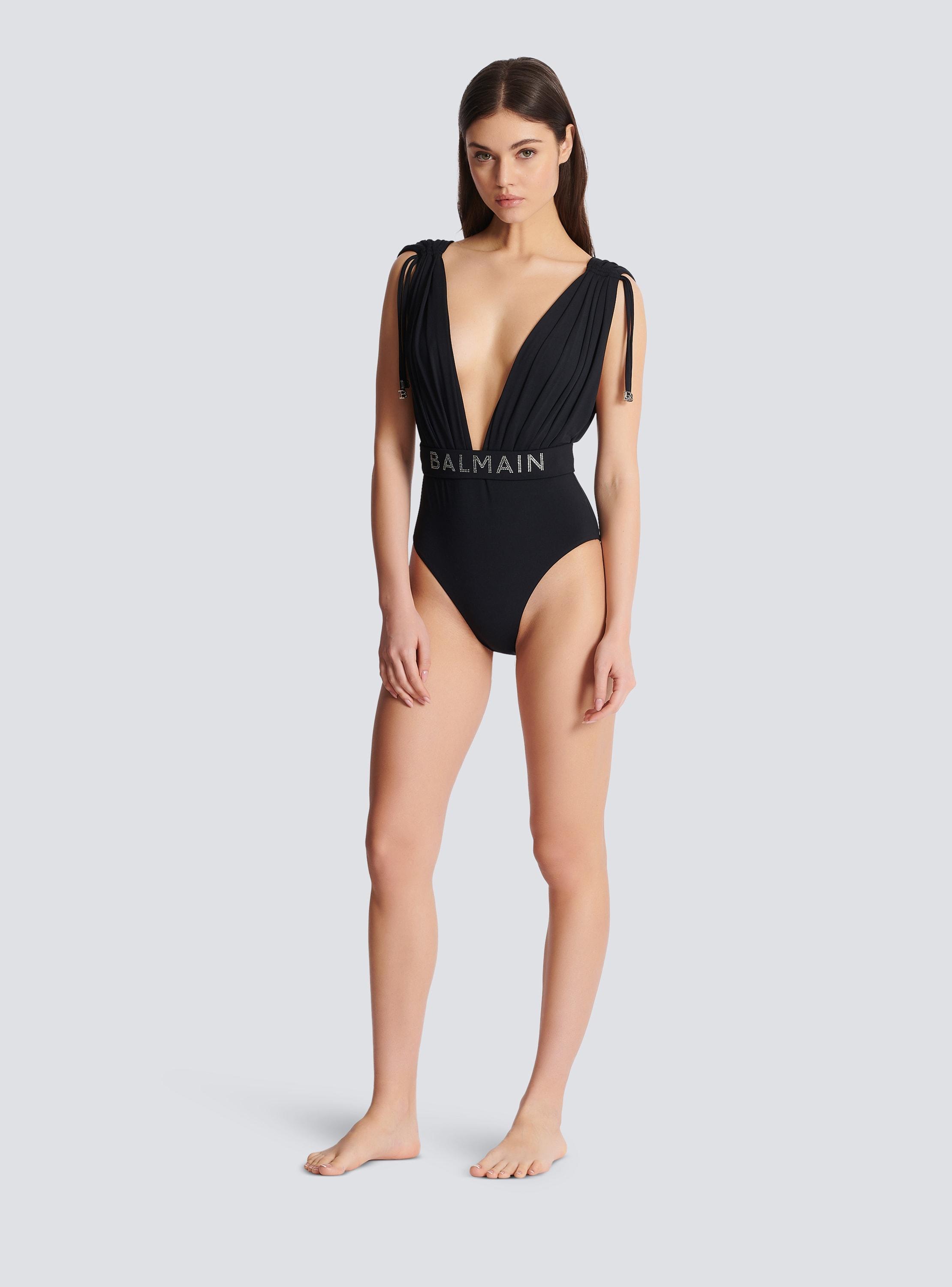 Draped swimsuit Product Image