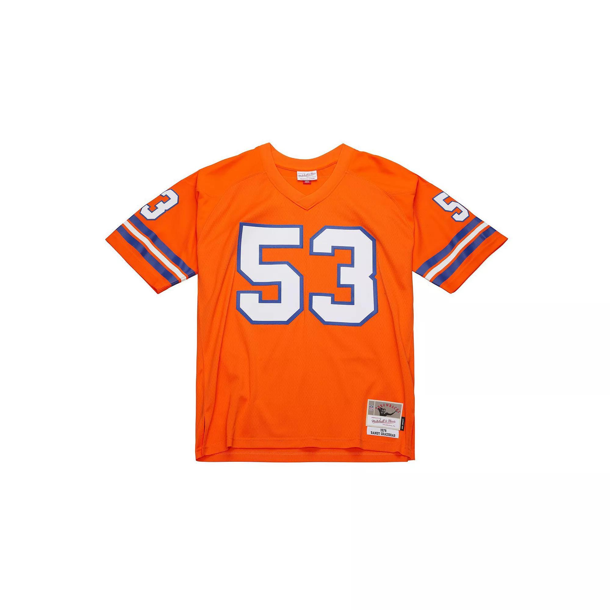 Men's Mitchell & Ness Randy Gradishar Orange Denver Broncos 1978 Legacy Replica Jersey,  Product Image